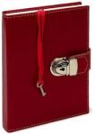 Red Leather Diary and Key